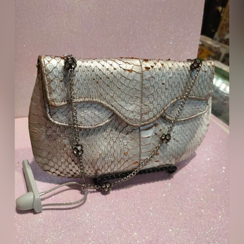 Vintage 60’s Python Mini Evening Bag - image 2